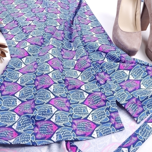 New Vineyard Vines Blue Fish Micro Nylon Dress M - Picture 4 of 12